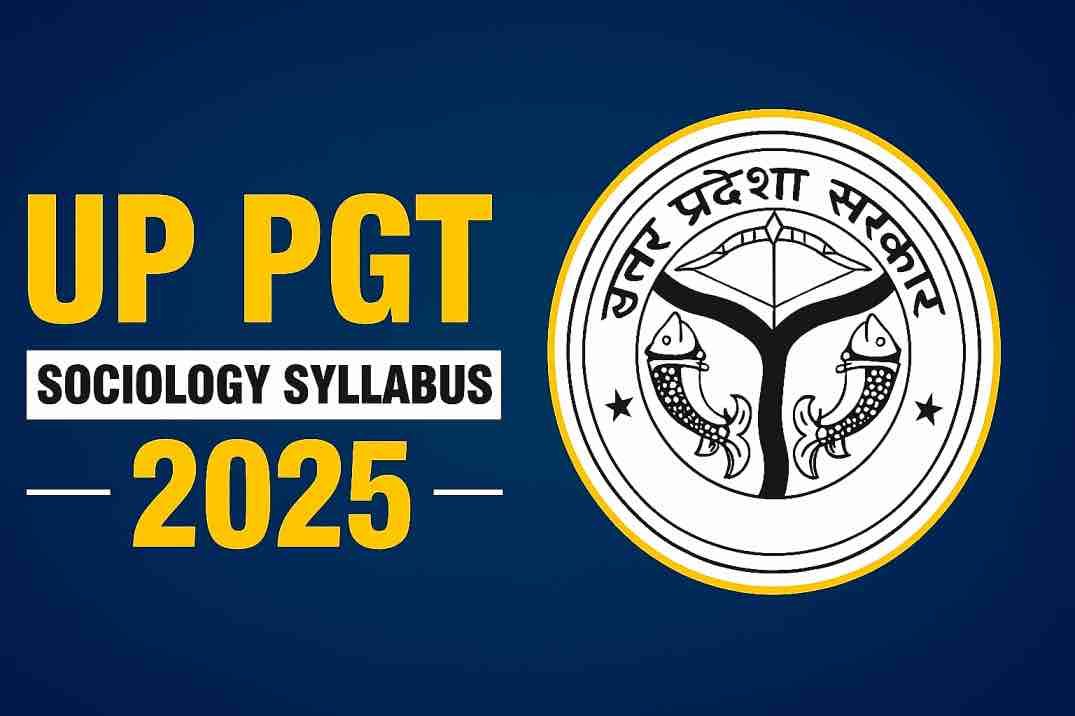 UP PGT Sociology Syllabus 2025 pdf