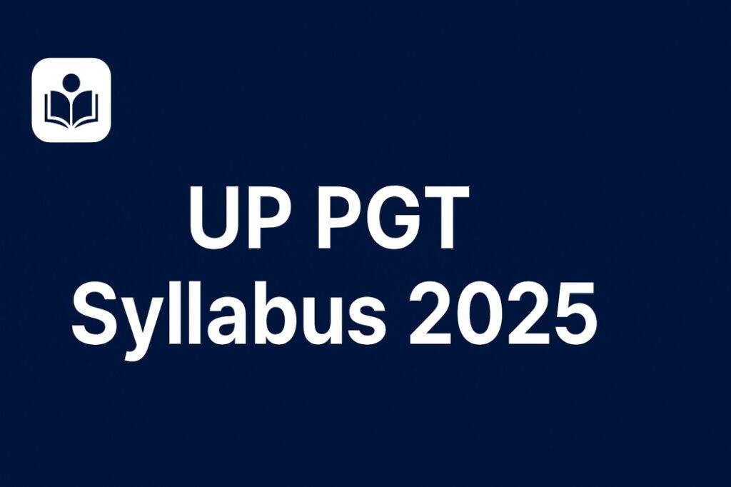 Up pgt syllabus 2025