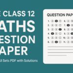 CBSE Class 12 Maths Question Paper
