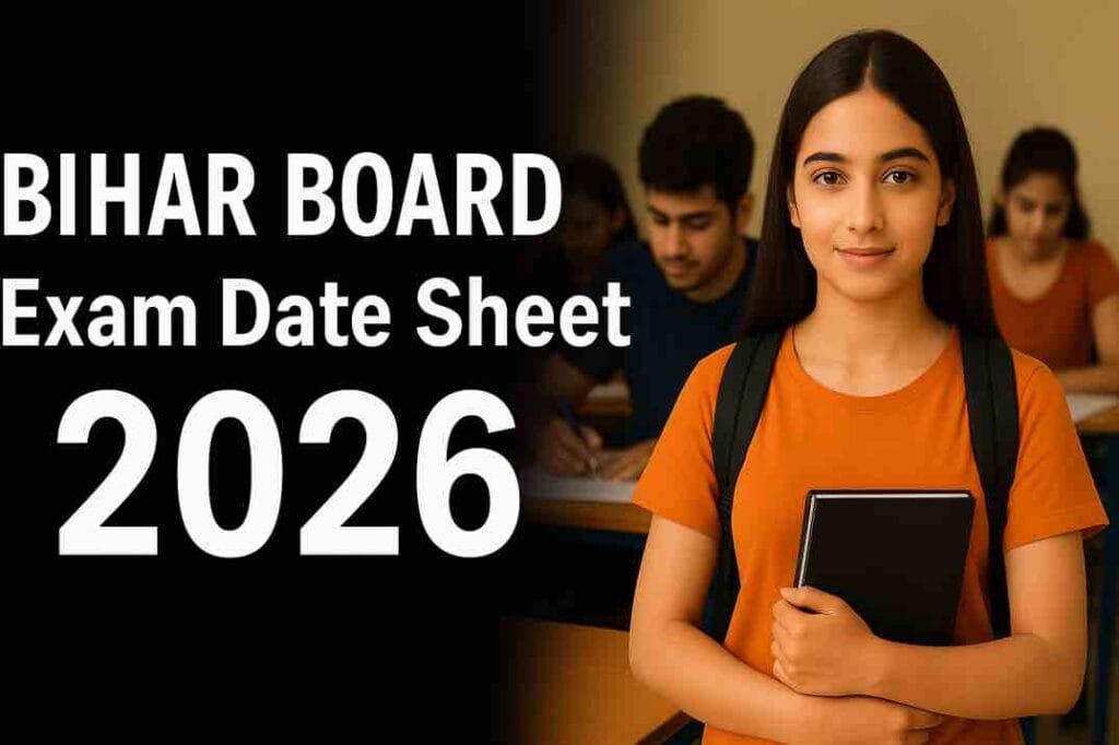 Bihar Board Exam Date Sheet 2026