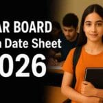 Bihar Board Exam Date Sheet 2026