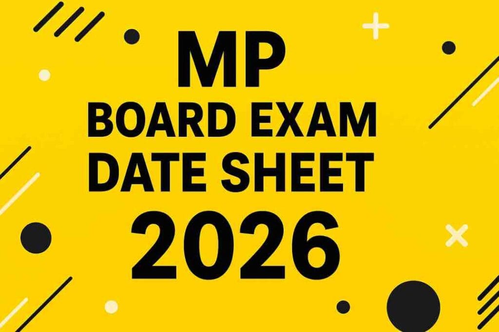 Mp board exam date sheet 2026