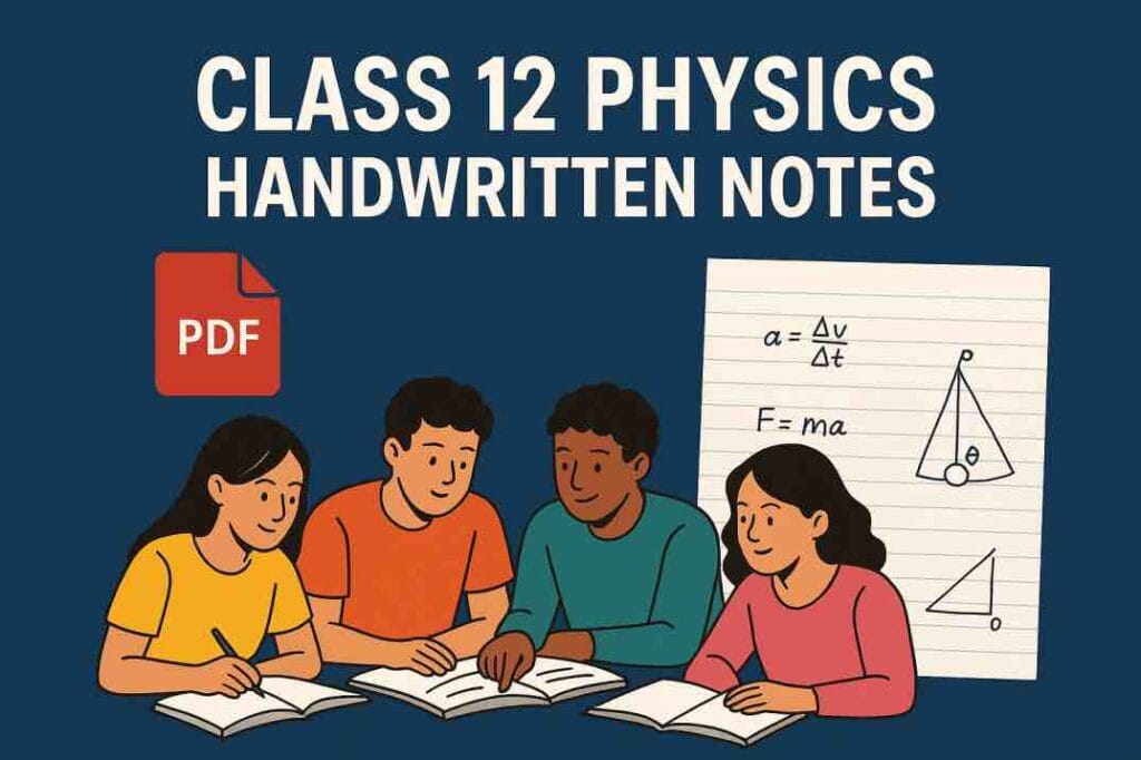 Class 12 Physics Handwritten Notes