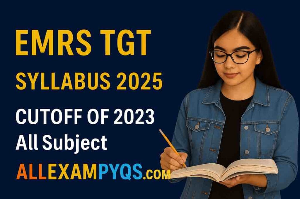 EMRS TGT Syllabus PDF Download