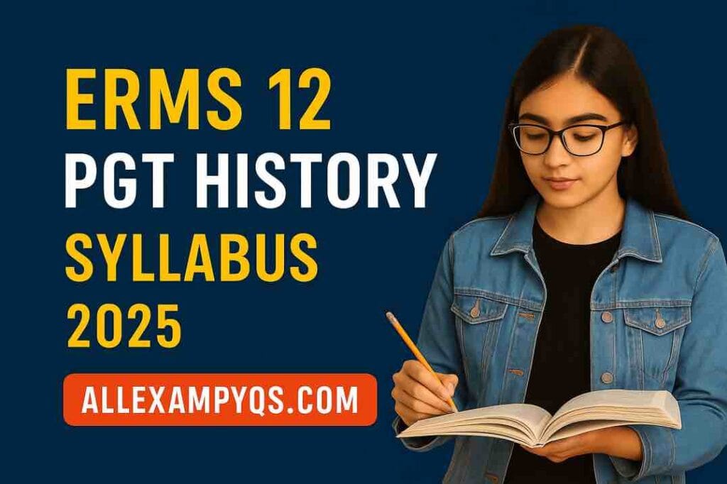 Erms pgt history syllabus