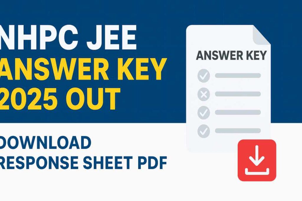 NHPC JEE Answer Key 2025