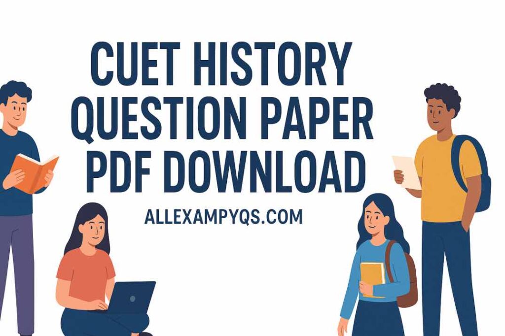 CUET History Question Paper