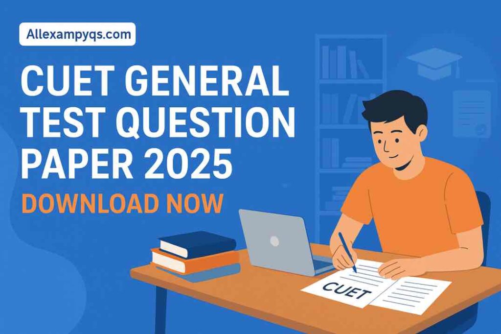 CUET General Test Question Paper