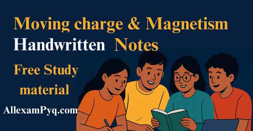 Moving Charges and Magnetism Class 12 Notes