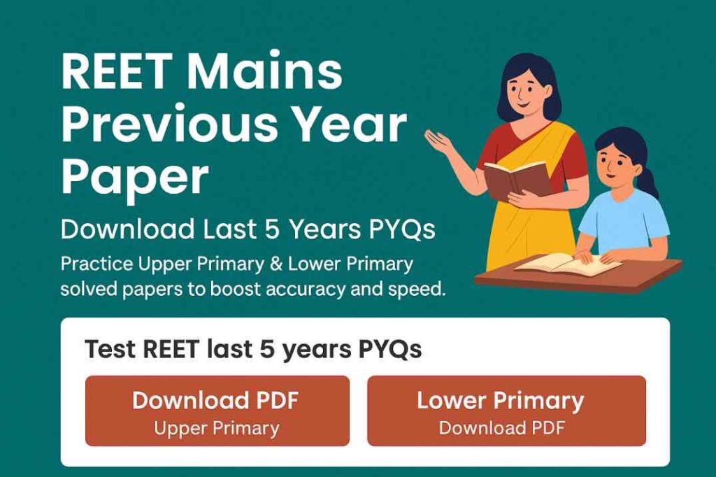 REET Mains Previous Year Paper