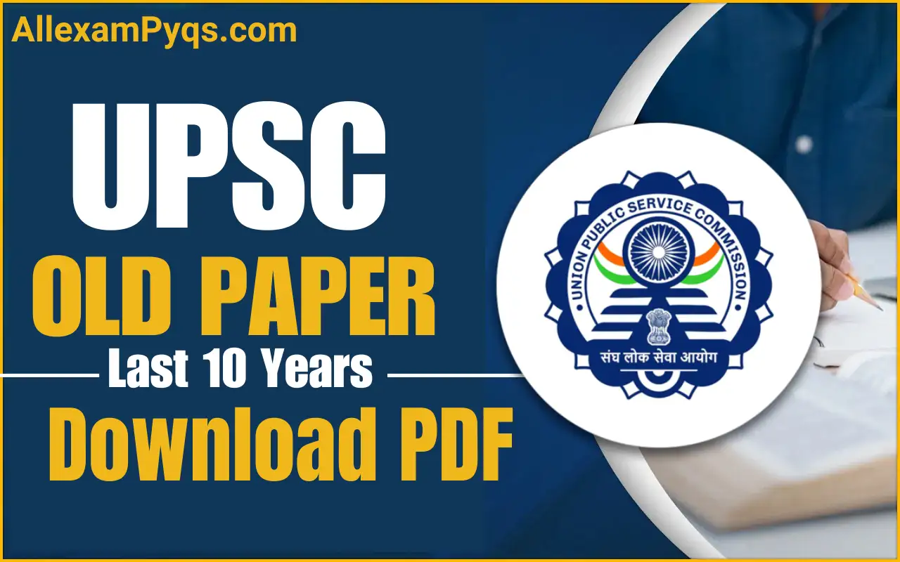 UPSC Previous Year Question Paper