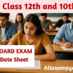 ICSE BOARD Exam date sheet 2026