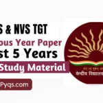 KVS TGT Previous Year Paper