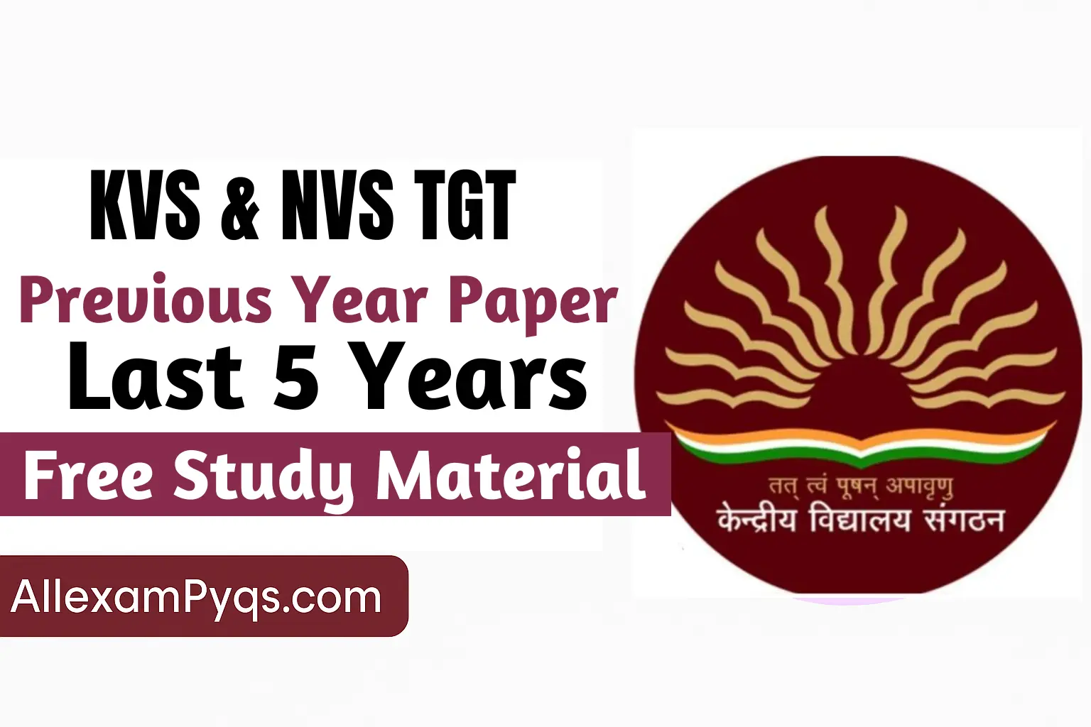 KVS TGT Previous Year Paper