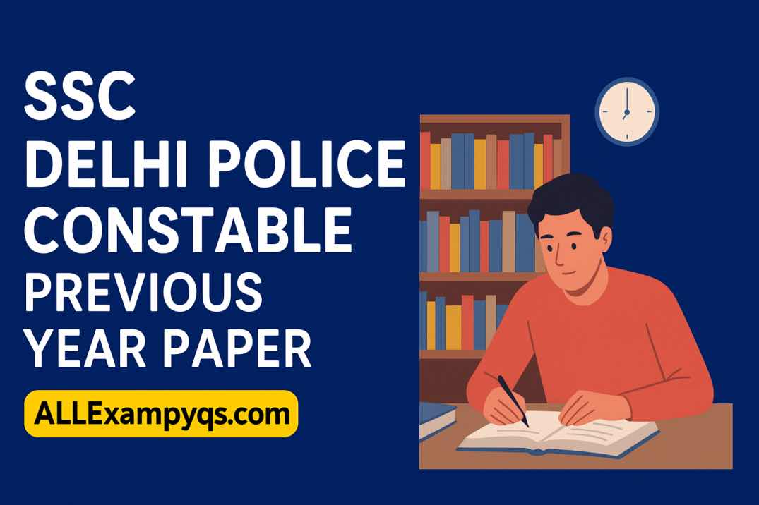 Delhi Police Previous Year Paper