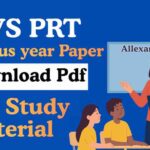 KVS PRT Previous Year Paper