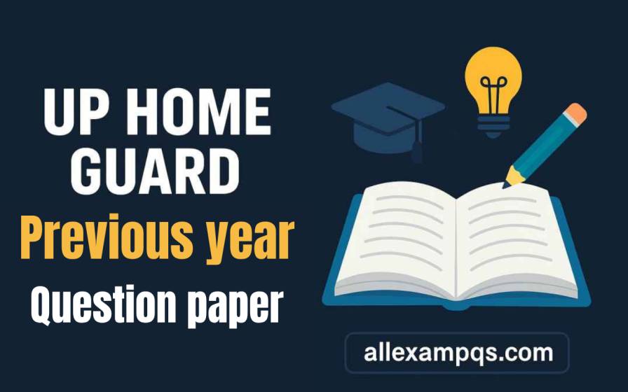 UP Home Guard Previous Year Paper