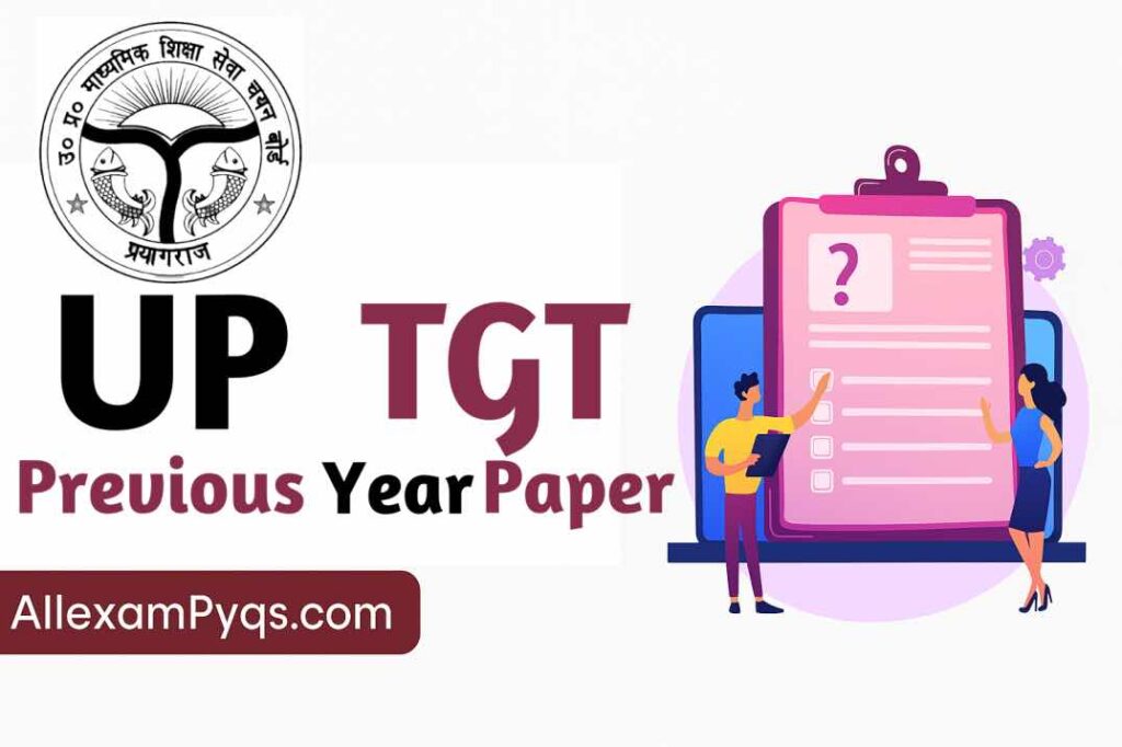 UP TGT Previous Year Paper PDF Download