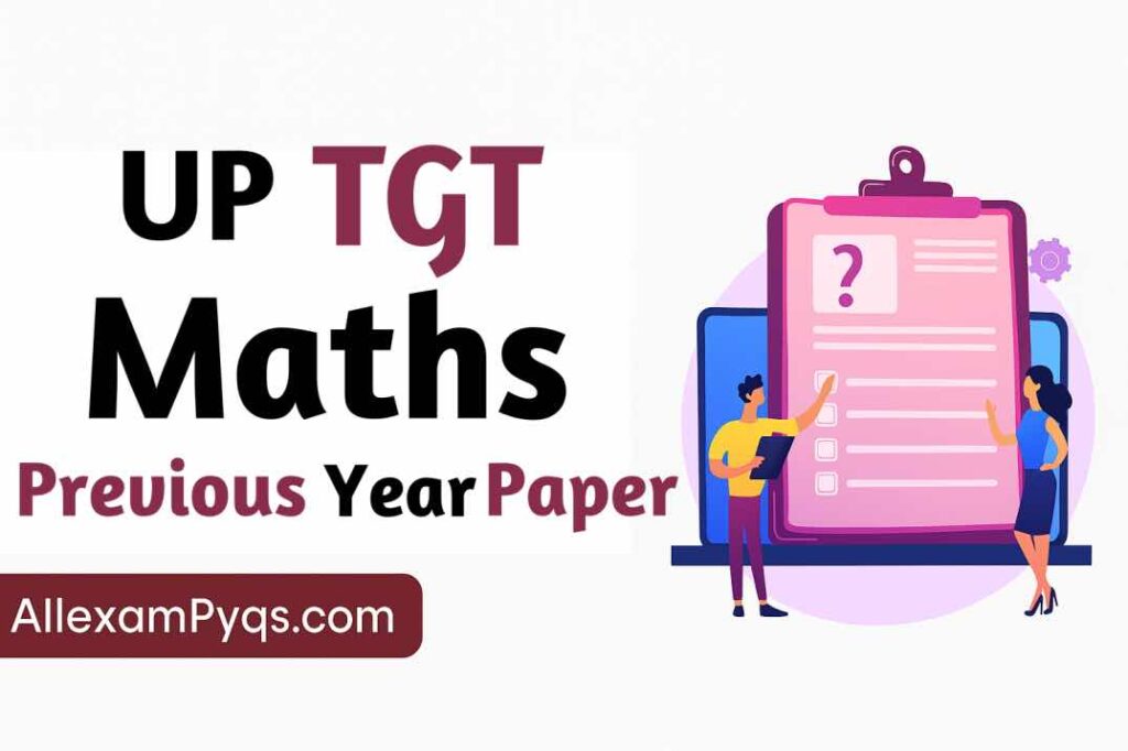 UP TGT Math Previous Year Paper