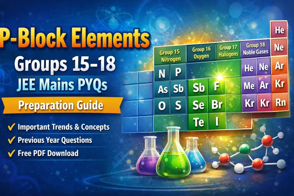 P-Block Elements Groups 15–18 JEE Mains PYQs