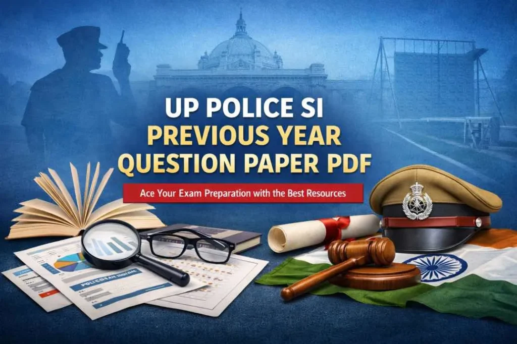 UP Police SI Previous Year Question Paper
