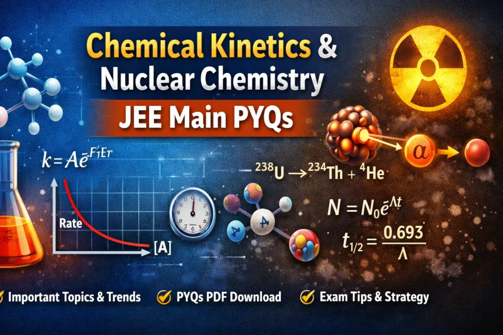 Chemical Kinetics and Nuclear Chemistry JEE Main PYQs –Download pdf