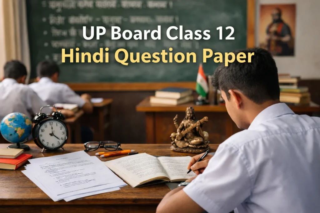 UP Board Class 12 Hindi Question Paper