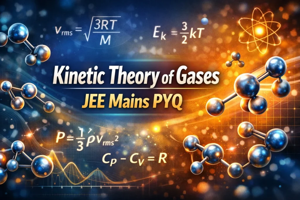 Kinetic Theory of Gases JEE Mains PYQ – Pdf Download