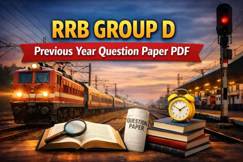 RRB Group D Previous Year Question Paper PDF In Hindi