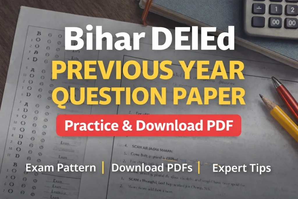 Bihar DElEd Previous Year Question Paper