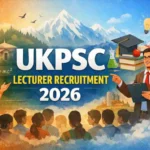 UKPSC Lecturer Recruitment 2026​