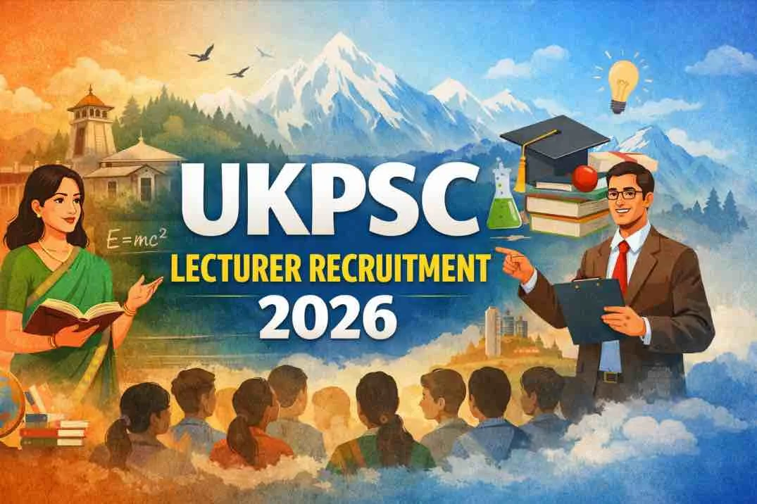 UKPSC Lecturer Recruitment 2026​