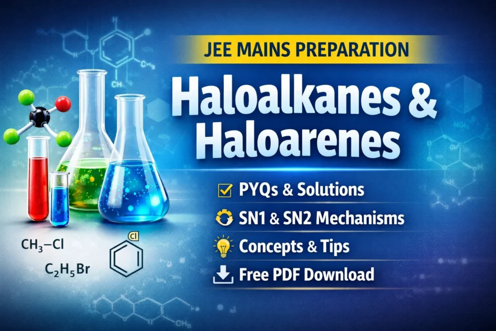 Haloalkanes and Haloarenes JEE Mains Pyqs