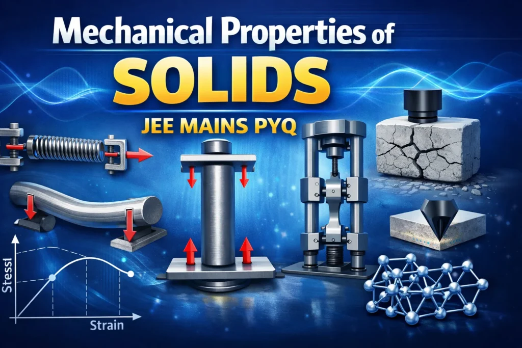 Mechanical Properties of Solids JEE Mains PYQ