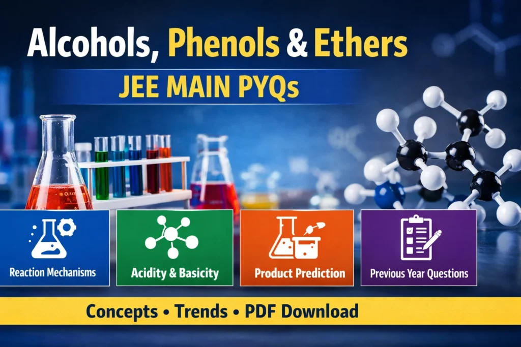 Alcohols Phenols and Ethers JEE Main PYQs