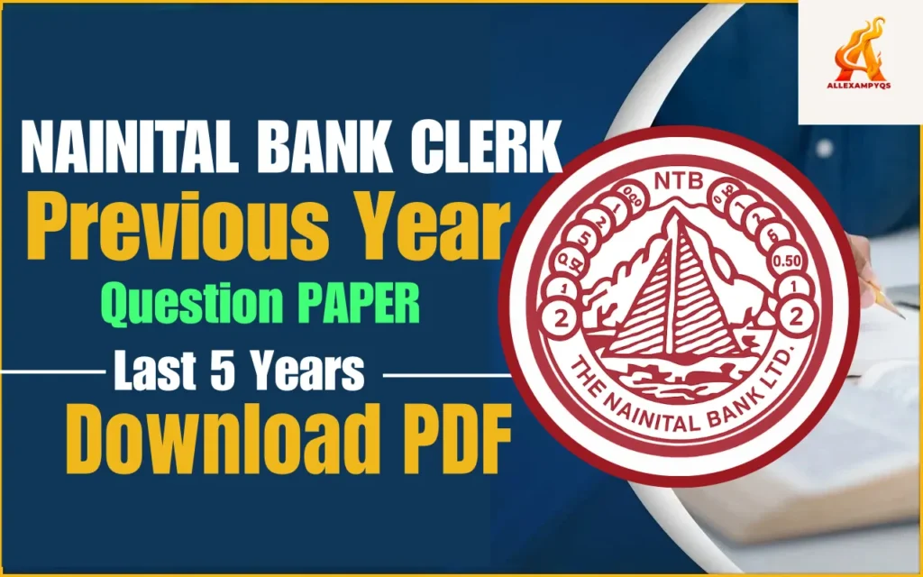 Nainital Bank Clerk Previous Year Paper Pdf