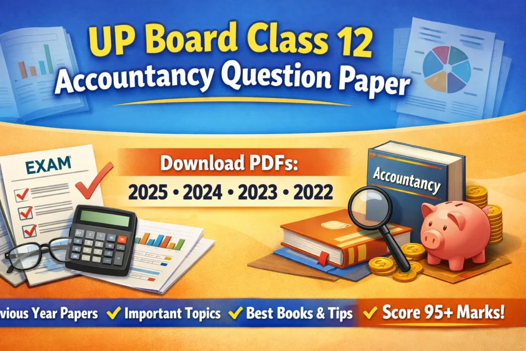 UP Board Class 12 Accountancy Question Paper