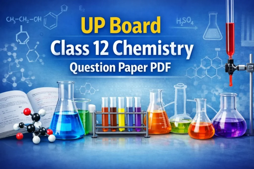 UP Board Class 12 Chemistry Previous Year Paper​