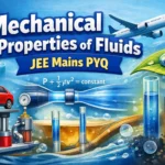 Mechanical Properties of Fluids JEE Mains PYQ