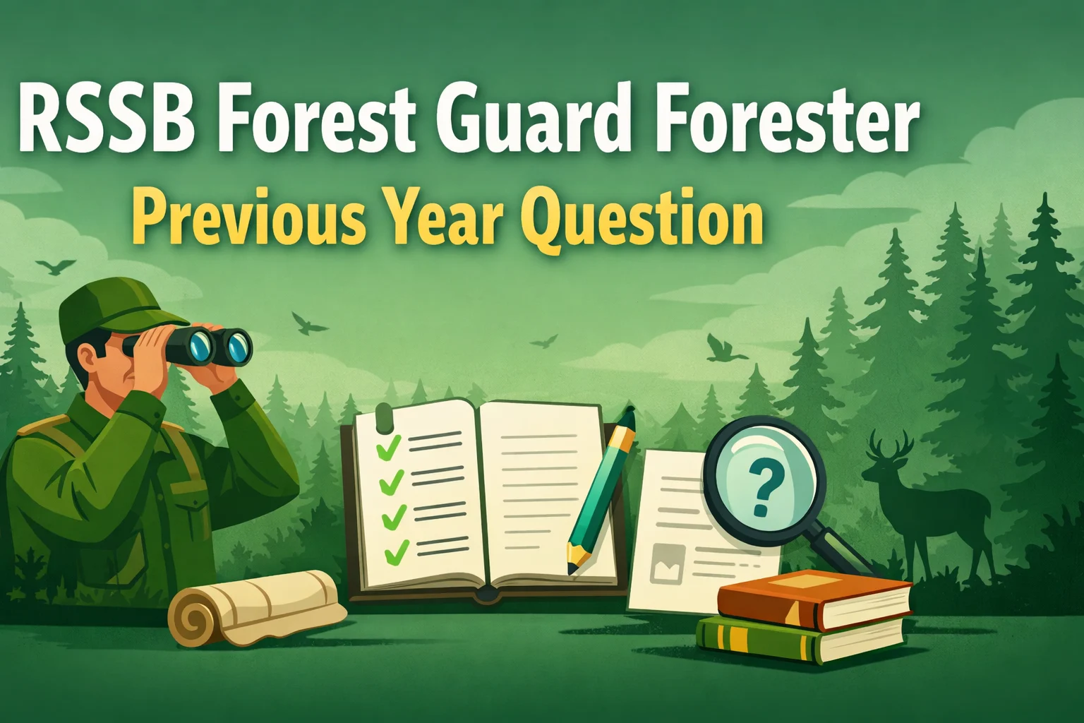 RSSB Forest Guard Forester Previous Year Question