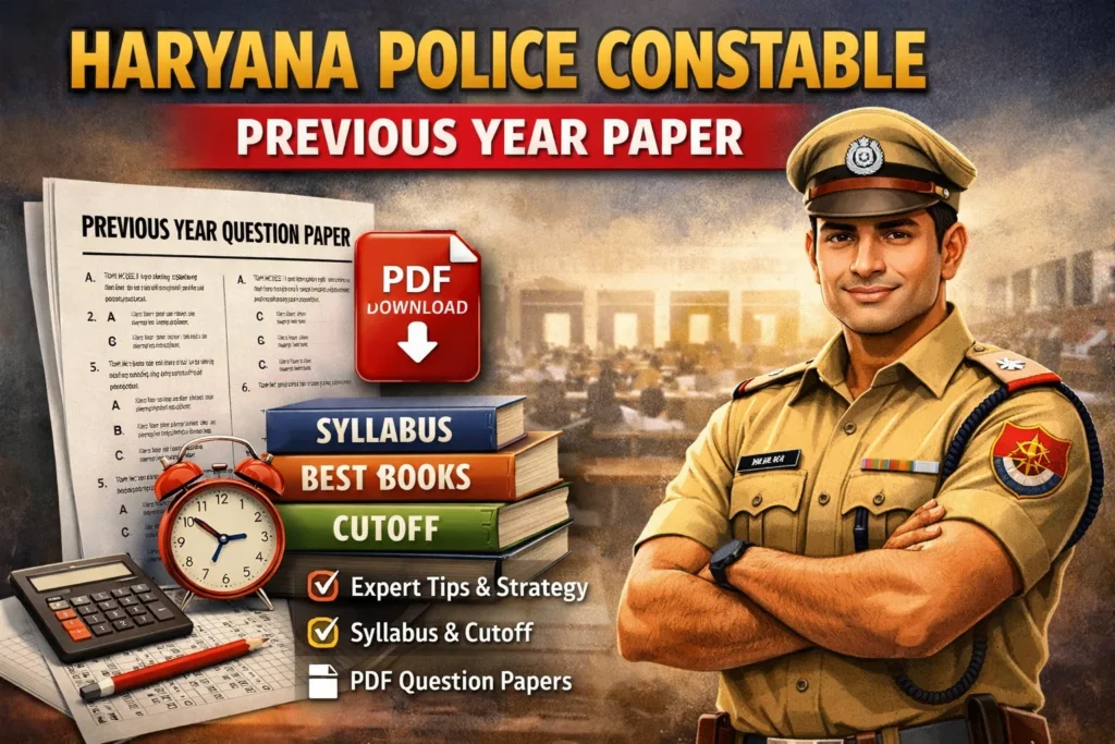 Haryana Police Constable Previous Year Question Paper​