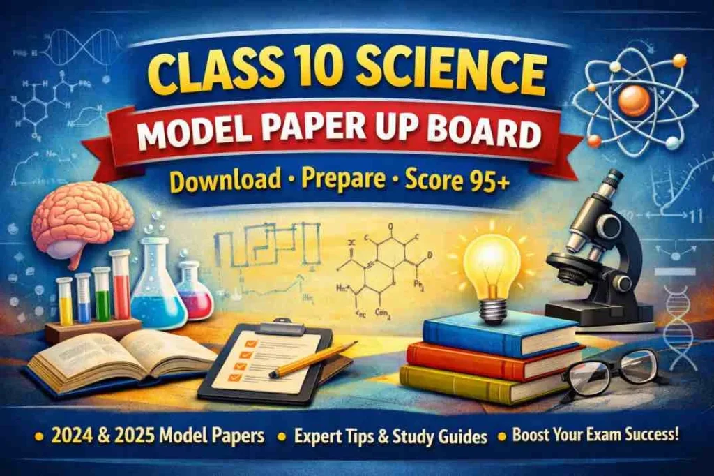 Class 10 Science Model Paper UP Board – Download Pdf