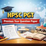 HPSC PGT Previous Year Question Paper PDF download