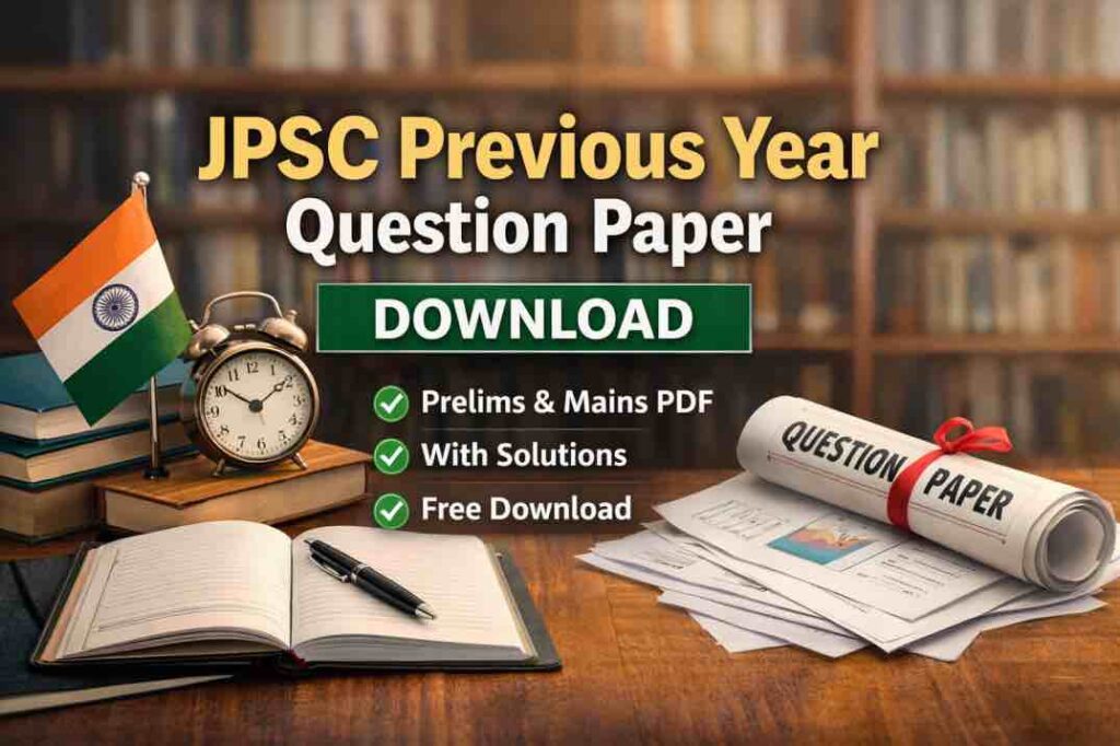 JPSC Previous Year Question Paper Download