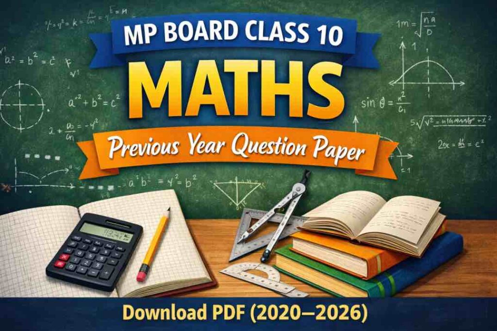 MP Board Class 10 Maths Previous Year Question Paper