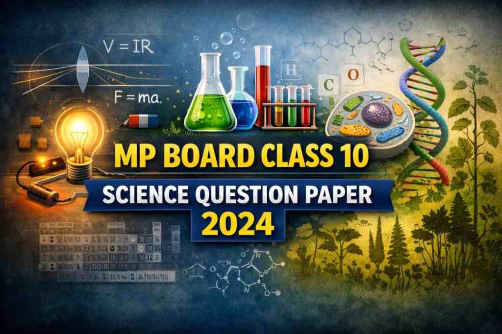 MP Board Class 10 Science Question Paper 2024