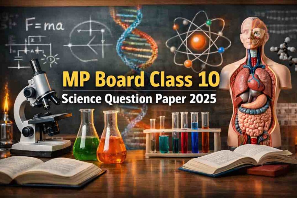 MP Board Class 10 Science Question Paper 2025