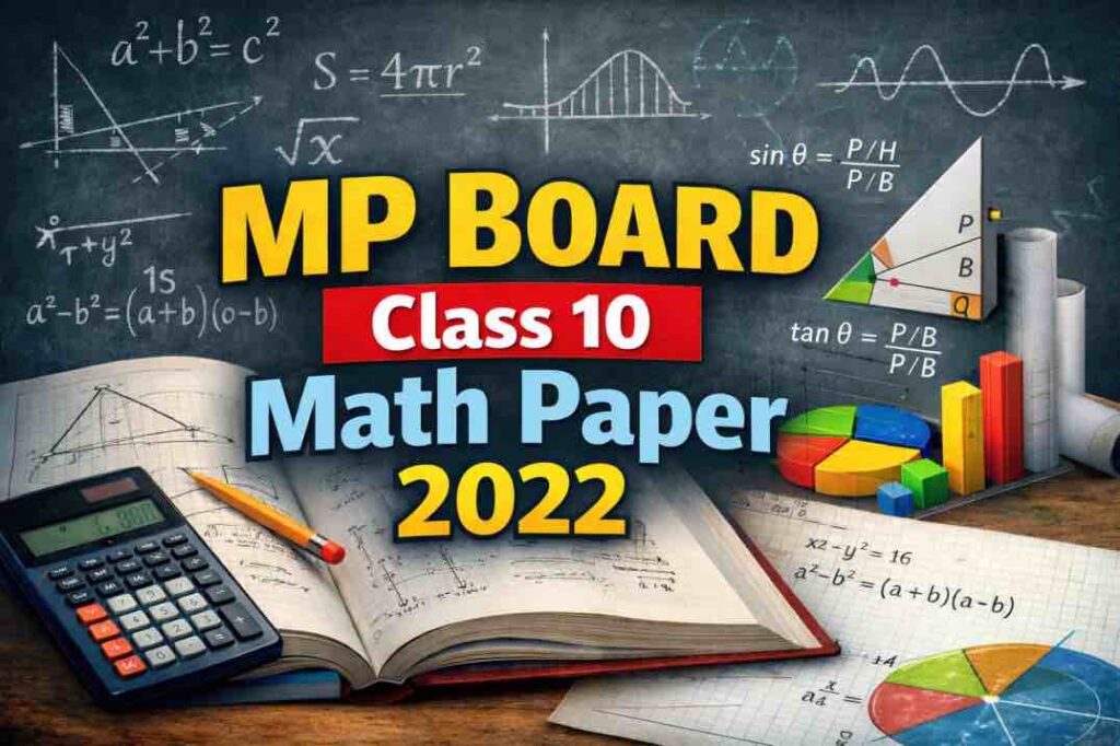 MP Board Class 10 Math Paper 2022