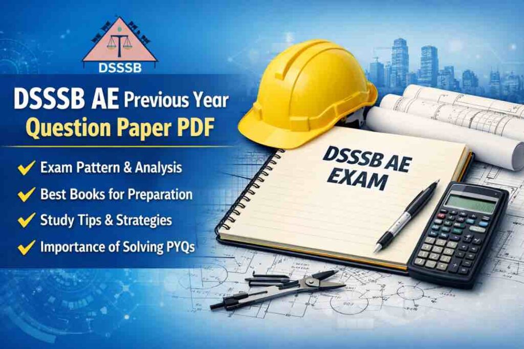 DSSSB AE Previous Year Question Paper PDF