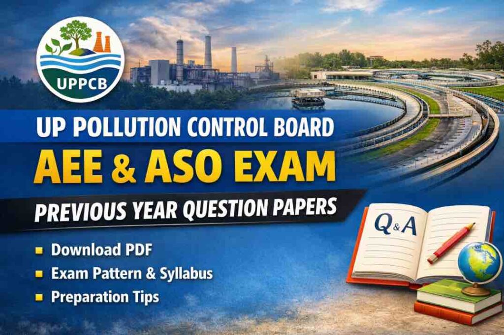 UP Pollution Control Board AEE ASO Previous Year Question Paper